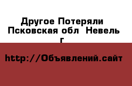 Другое Потеряли. Псковская обл.,Невель г.